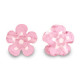 Millefiori kralen bloem 5-6x3mm - Pink